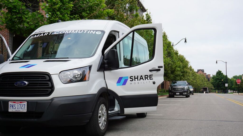SHARE mobility ride-sharing van