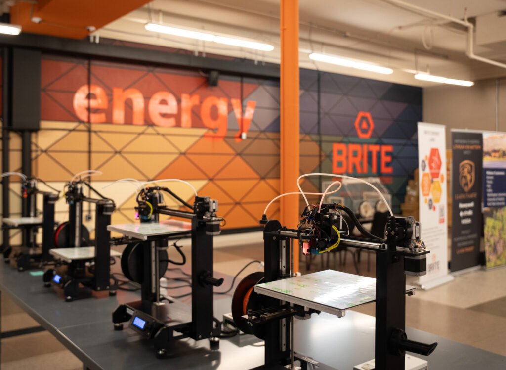 Machines in the Energy Labs at BRITE